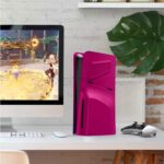 فیس پلیت PS5 اسلیم درایو صورتی - تصویر 2