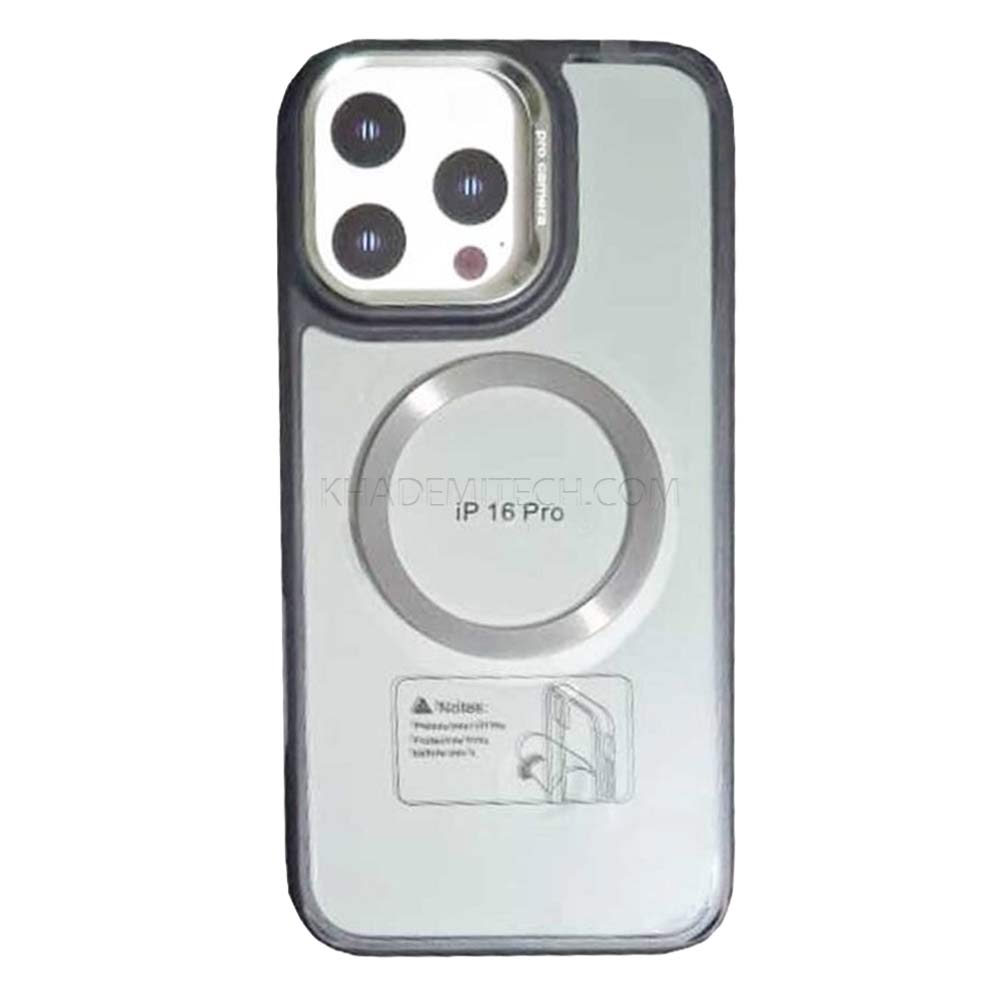 قاب اپل مدل ProCamera IPHONE 16PRO مشکی طوسی