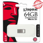 فلش کینگ استون مدل KINGSTON MICRO 64G گارانتی مادام العمر
