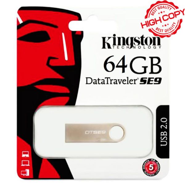 فلش کینگ استون مدل KINGSTON SE9 64G گارانتی مادام العمر