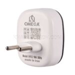 تبدیل سه به دو امگا مدل OMEGA M102 سفید - تصویر 2