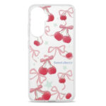 قاب سامسونگ کیوت مدل SAMSUNG CUTE A37 طرح گیلاس
