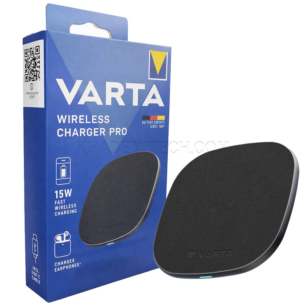 شارژر بی سیم وارتا مدل VARTA PRO 15W