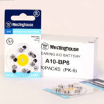 باتری سمعکی وستینگ هوس مدل WestingHouse A10 بسته 6 عددی - تصویر 2