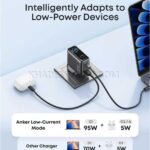 شارژر کامل انکر مدل ANKER B121BKZ1 3 Port 100W PD مشکی - تصویر 4