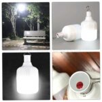 چراغ اضطراری شارژی مدل LED 100W - تصویر 2