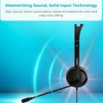 هدست سیم دار رپو مدل RAPOO H101 مشکی - تصویر 2