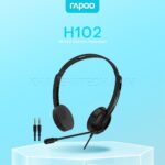 هدست سیم دار رپو مدل RAPOO H102 مشکی - تصویر 3