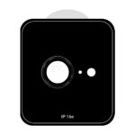 محافظ لنز شابلون دار مدل IPHONE 16E مشکی - تصویر 2