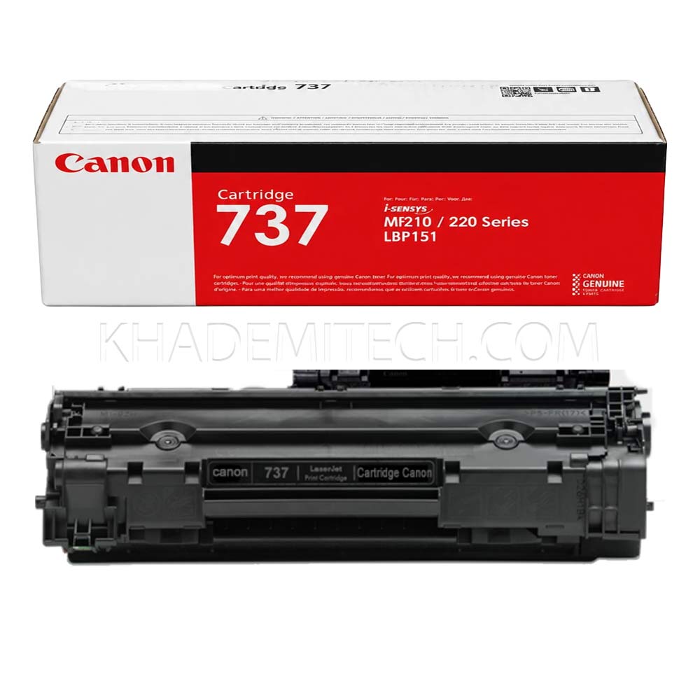 کارتریج کانن مدل 737 Canon طرح درجه یک