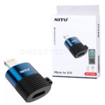 تبدیل micro USB لایتنینگ نیتو مدل NITU NT-CN12 MICRO TO IOS