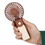 پنکه دستی شارژی مدل MINIFAN S280 کرم قهوه ای - تصویر 2