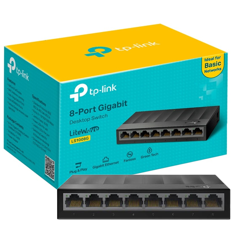 هاب سوئیچ تی پی لینک مدل TP-LINK LS1008G