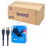کابل شارژ تایپ سی بیاند مدل BEYOND BUC-401 سرمه ای طول 1 متر بسته 55 عددی(50 عدد + 5 عدد هدیه) - تصویر 3