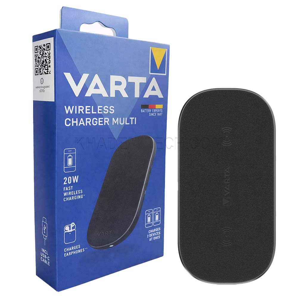 شارژر بی سیم وارتا مدل VARTA MULTI 20W