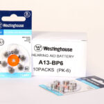 باتری سمعکی وستینگ هوس مدل WestingHouse A13 بسته 6 عددی - تصویر 2
