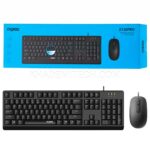کیبورد و ماوس سیم دار رپو مدل RAPOO X130 pro