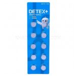 باتری سکه ای آلکالاین دیتکس پلاس مدل DETEX+ AG13 1.5V بسته 10 عددی