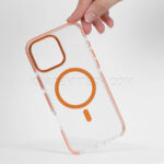 قاب آیفون مگ سیف مدل ICE CASE MagSafe IPHONE 13 Pro شفاف نارنجی - تصویر 2