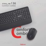 کیبورد و ماوس بی سیم هترون مدل Hatron HKCW136 مشکی - تصویر 2