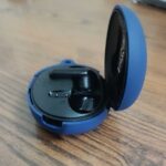 کاور ایرپاد سیلیکونی کیو سی وای QCY T13 ANC2 سرمه ای - تصویر 2