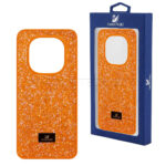 قاب شیائومی سواروسکی مدل SWAROVSKI XIAOMI NOTE 14 PRO 4G نارنجی