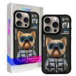 قاب اپل مدل Nimmy Cool Cute rich tycoon IPHONE 16 Pro مشکی