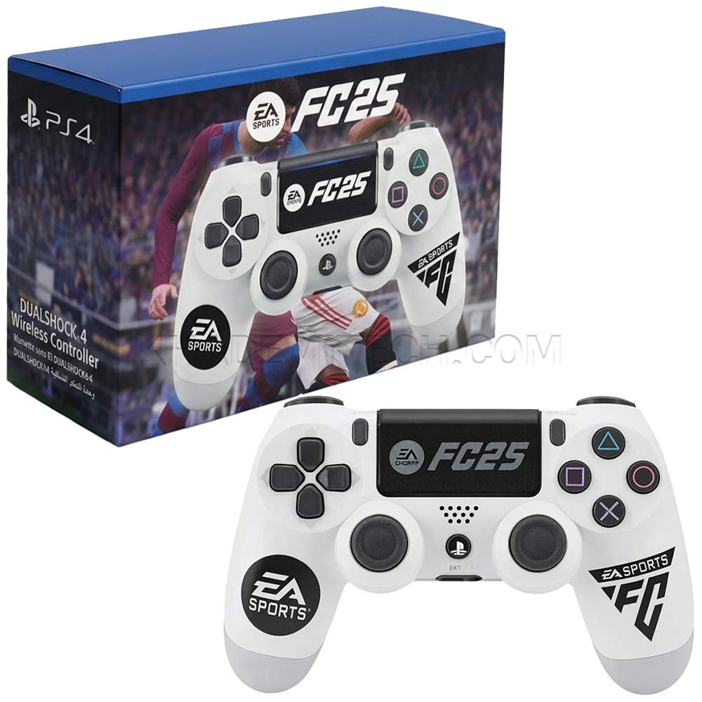 دسته بازی سونی مدل SONY DUALSHOCK PS4 طرح FC25 سفید مشکی