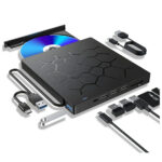 دی وی دی رایتر اکسترنال آکستروم  مدل AXTROM DRIVE FULL HUB External DVD Drive With Card Reader - تصویر 2