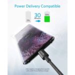 کابل شارژ دو سر تایپ سی انکر مدل ANKER A8752H11 USB-C PD 60W مشکی طول 1 متر - تصویر 2