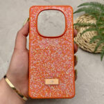 قاب شیائومی سواروسکی مدل SWAROVSKI XIAOMI NOTE 14 PRO 4G نارنجی - تصویر 2
