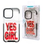 قاب آنتی شوک اپل مدل Yes Girl IPHONE 14Pro Max MagSafe شفاف