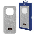 قاب شیائومی سواروسکی مدل SWAROVSKI XIAOMI NOTE 14 PRO 4G نقره ای