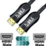 کابل HDMI 2.0 فیبر نوری کی نت پلاس مدل K-NET PLUS KP-CHAOC1500  AOC V2  طول 150 متر - تصویر 2