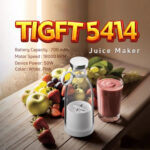 مخلوط کن شارژی پرتابل تسکو مدل TSCO TGIFT 5414  سفید - تصویر 2
