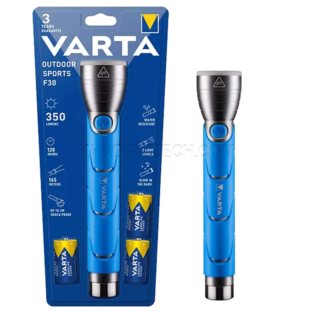 چراغ قوه وارتا مدل F30 آبی VARTA