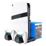 پایه شارژر و فن خنک کننده تسکو مدل TSCO TGS 16 PS5 WAR VAULT - تصویر 3