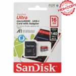 رم سندیسک مدل SanDisk ULTRA 140MB A1 C10 16GB گارانتی مادام العمر