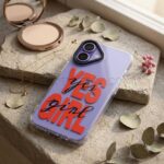 قاب آنتی شوک اپل مدل Yes Girl IPHONE 17 شفاف - تصویر 2