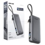 پاوربانک گرین لاین مدل GREEN LION GL-PX53 GNTRX20P165GY Tron X 20000mAh PD 165W