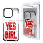 قاب آنتی شوک اپل مدل Yes Girl IPHONE 16Pro Max MagSafe شفاف