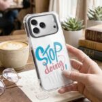 قاب آنتی شوک اپل مدل STOP IPHONE 17 Pro شفاف - تصویر 2