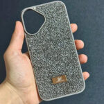 قاب آیفون سواروسکی مدل SWAROVSKI IPHONE 17 نقره ای - تصویر 2