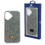 قاب آیفون سواروسکی مدل SWAROVSKI IPHONE 17 طوسی