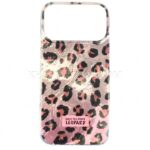 قاب اپل مدل  LEOPARD IPHONE 17 PRO طرح پلنگی نقره ای