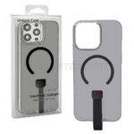 قاب اپل مدل Unique Case IPhone 16 Pro شفاف مشکی بند دار