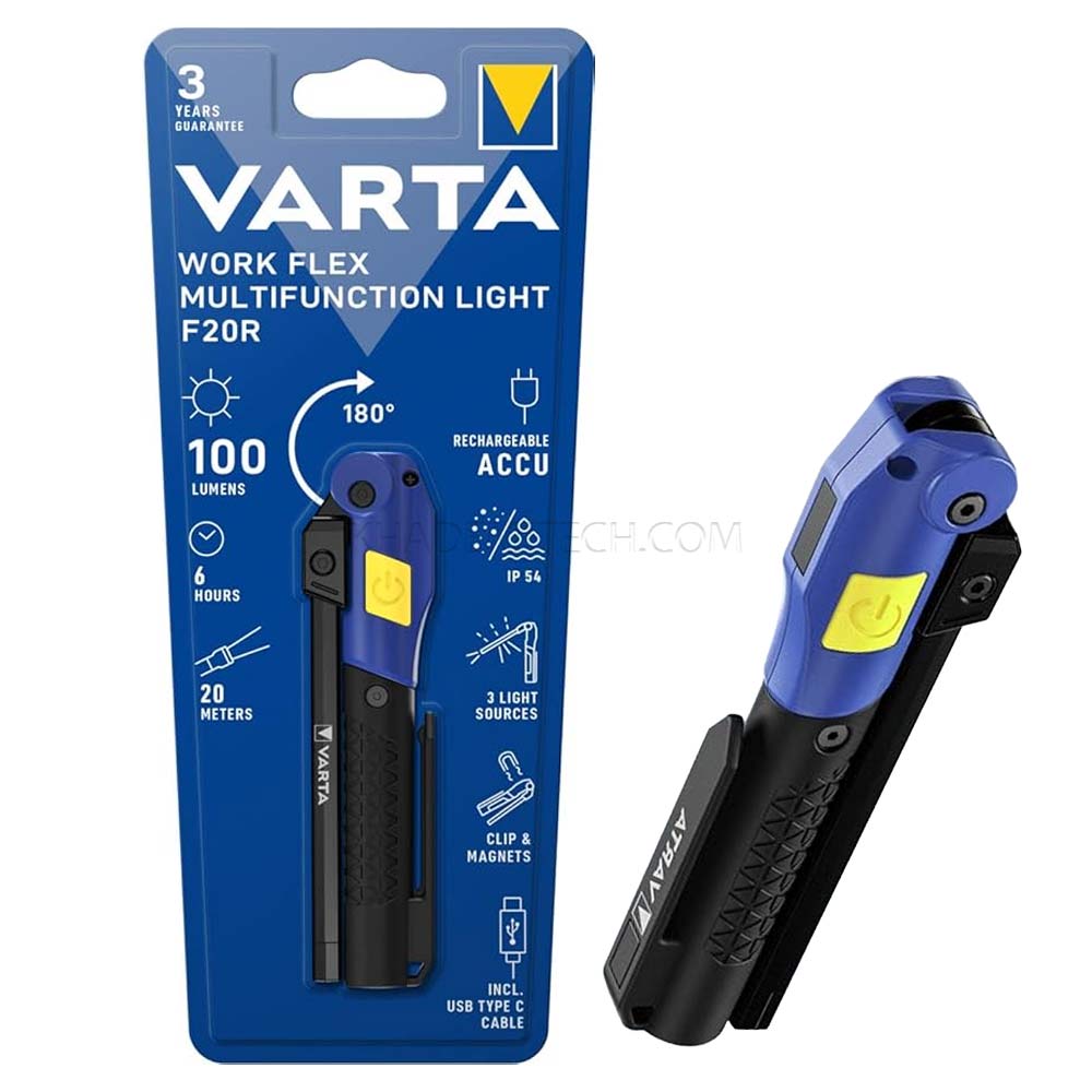 چراغ قوه چندکاره وارتا مدل VARTA F20R