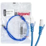 کابل پچ کورد لگرند Legrand CAT6  آبی طول 1 متر