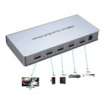 دیتا سوئیچ کواد HDMI کی نت مدل KNET K-SWHDQ004 Multi Viewer 4 IN 1 - تصویر 2