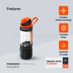 مخلوط کن شارژی پرودو مدل PORODO PDBLNDR240BK NUTRIMIX Dual-Spin مشکی - تصویر 4
